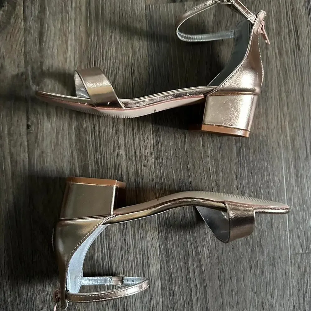 Mia rose gold dress sandals